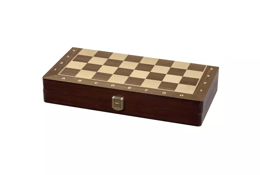 Szachy turniejowe Sunrise nr 3 Exclusive (30x30cm) WALNUT